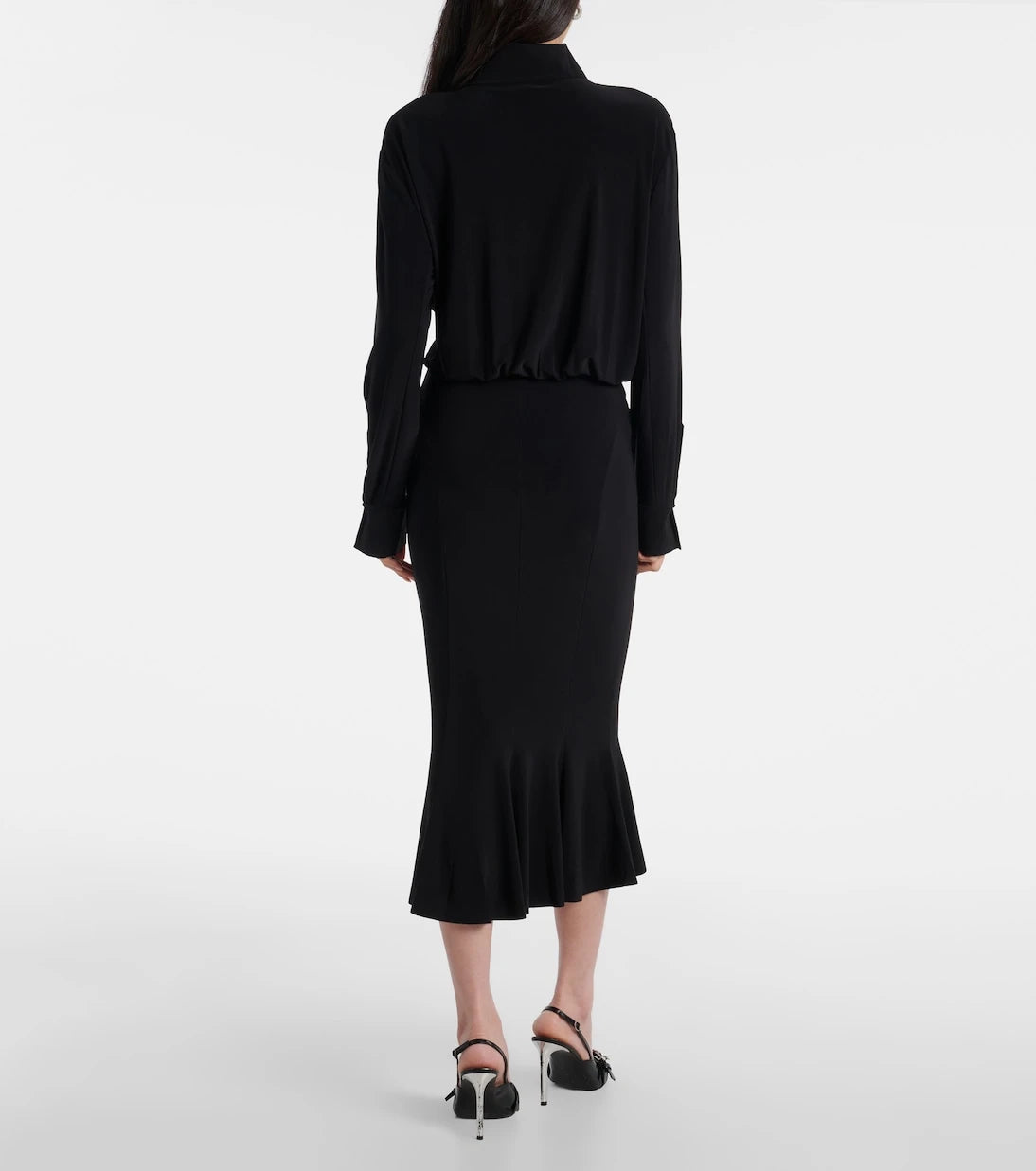 Norma Kamali - Flared midi dress