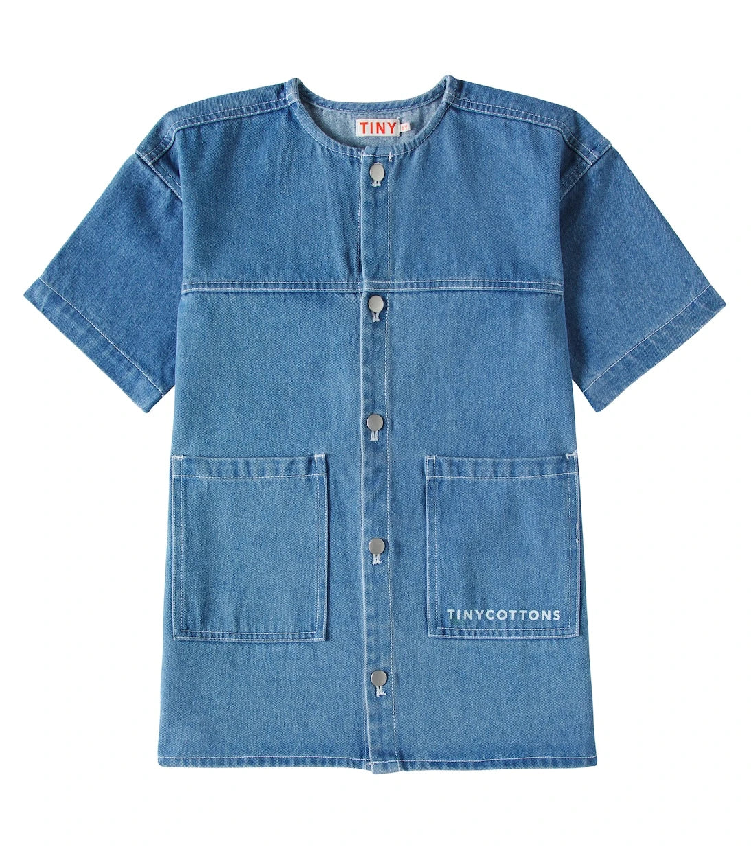 Tinycottons - Logo denim dress