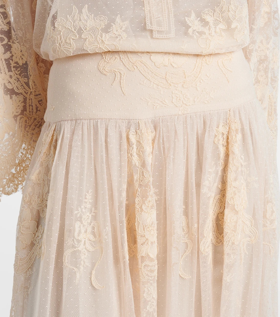 Zimmermann - Hypnotic floral lace maxi skirt