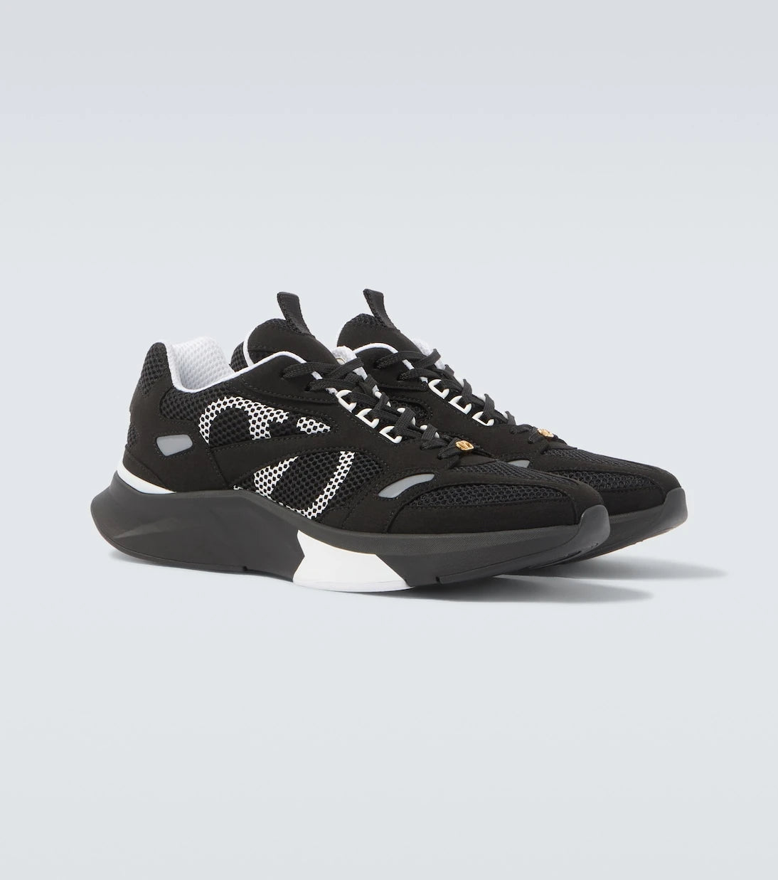 Valentino Garavani - Demiyee suede-trimmed sneakers