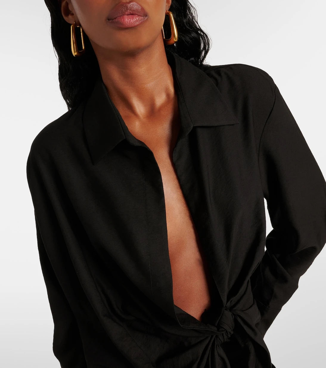 Jacquemus - La Chemise Bahia tie-detail top