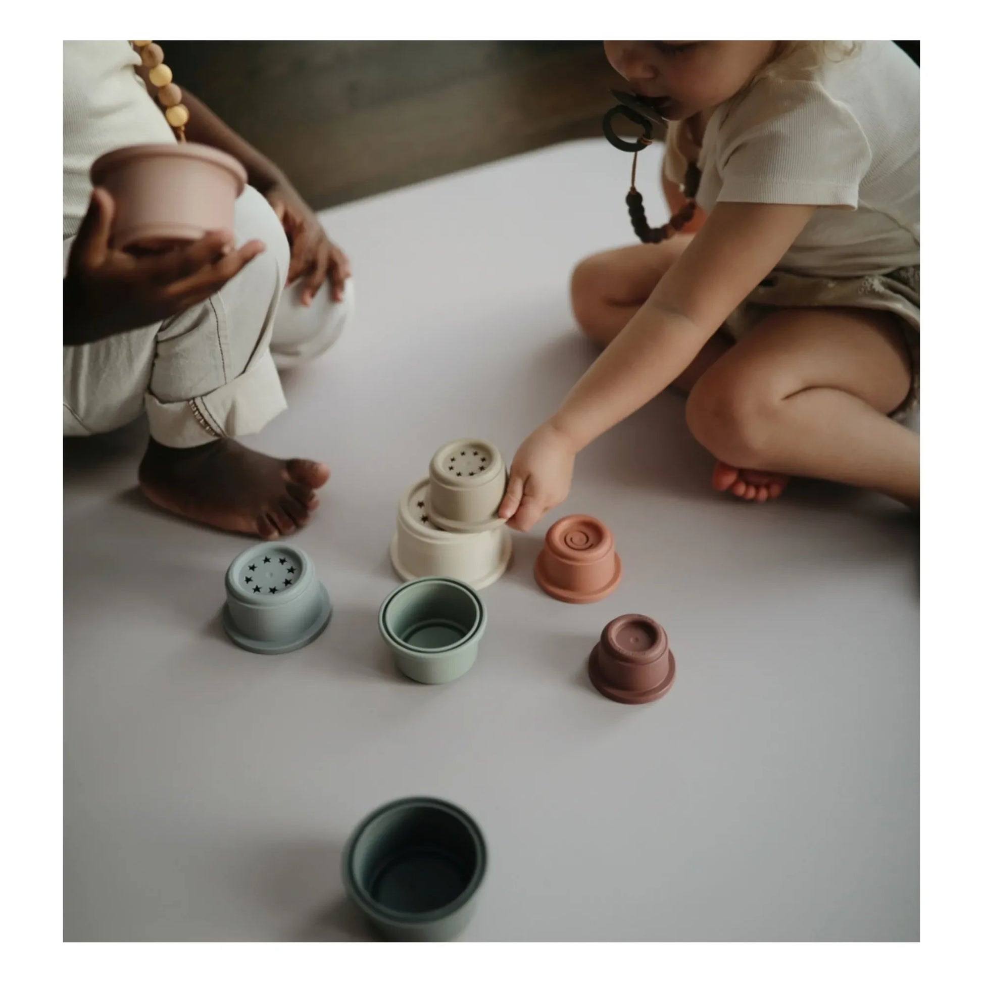Mushie - Stacking Toy | Multicoloured