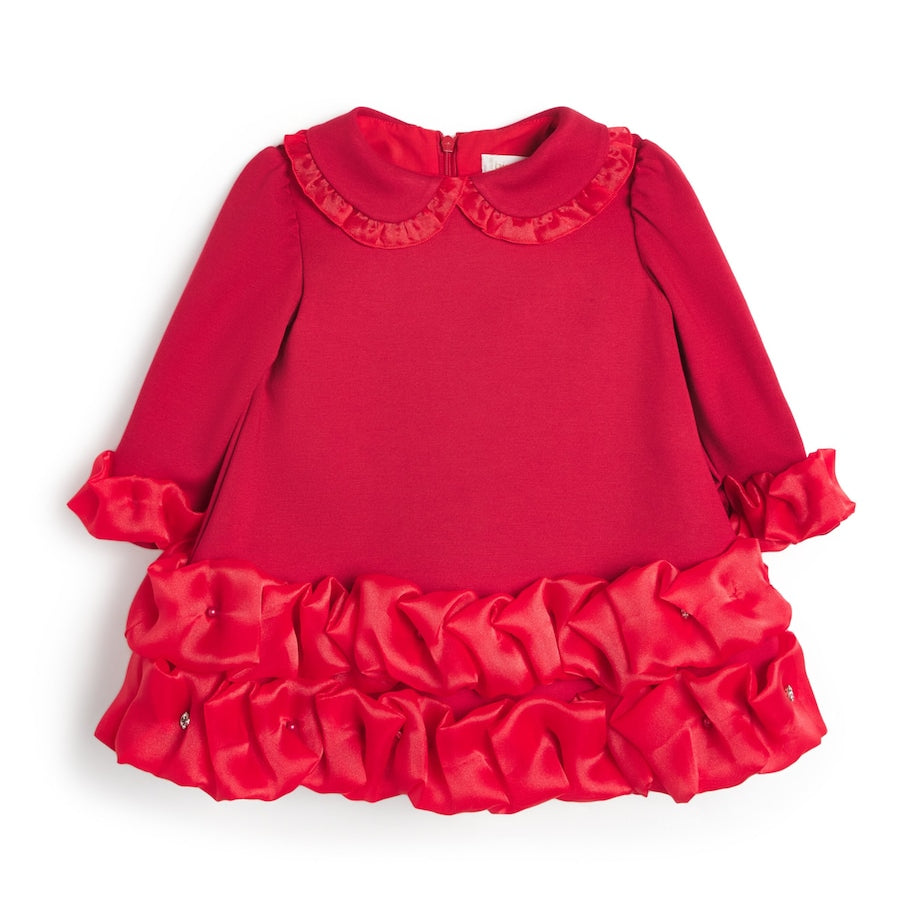 Ruffle Roso Dress (1-24 Months)