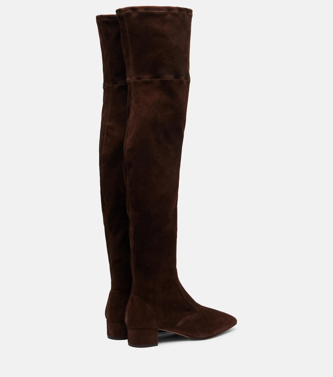 Aquazzura - Remi 35 suede over-the-knee boots