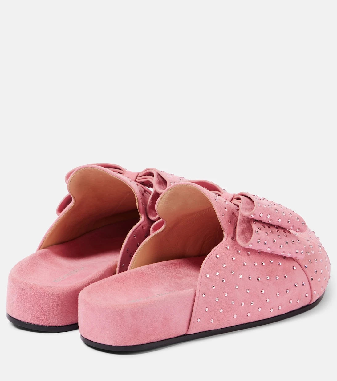 Mach & Mach - Le Cadeau embellished suede clogs