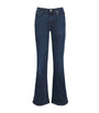 7 For All Mankind Navy Dojo Tailorless Flared Jeans