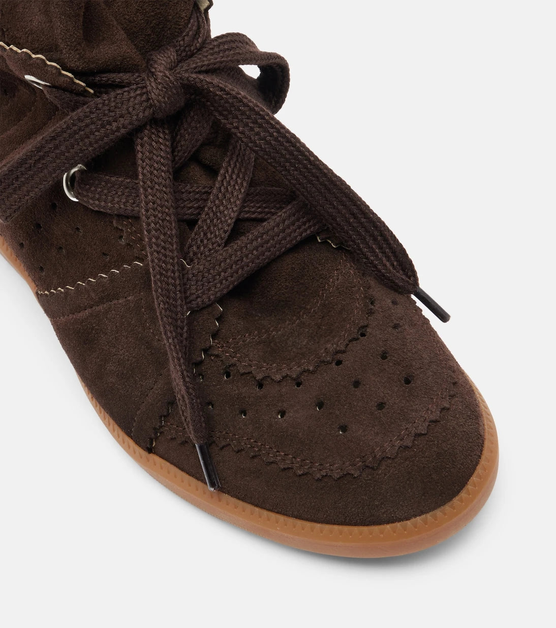 Isabel Marant - Bobby suede wedge sneakers