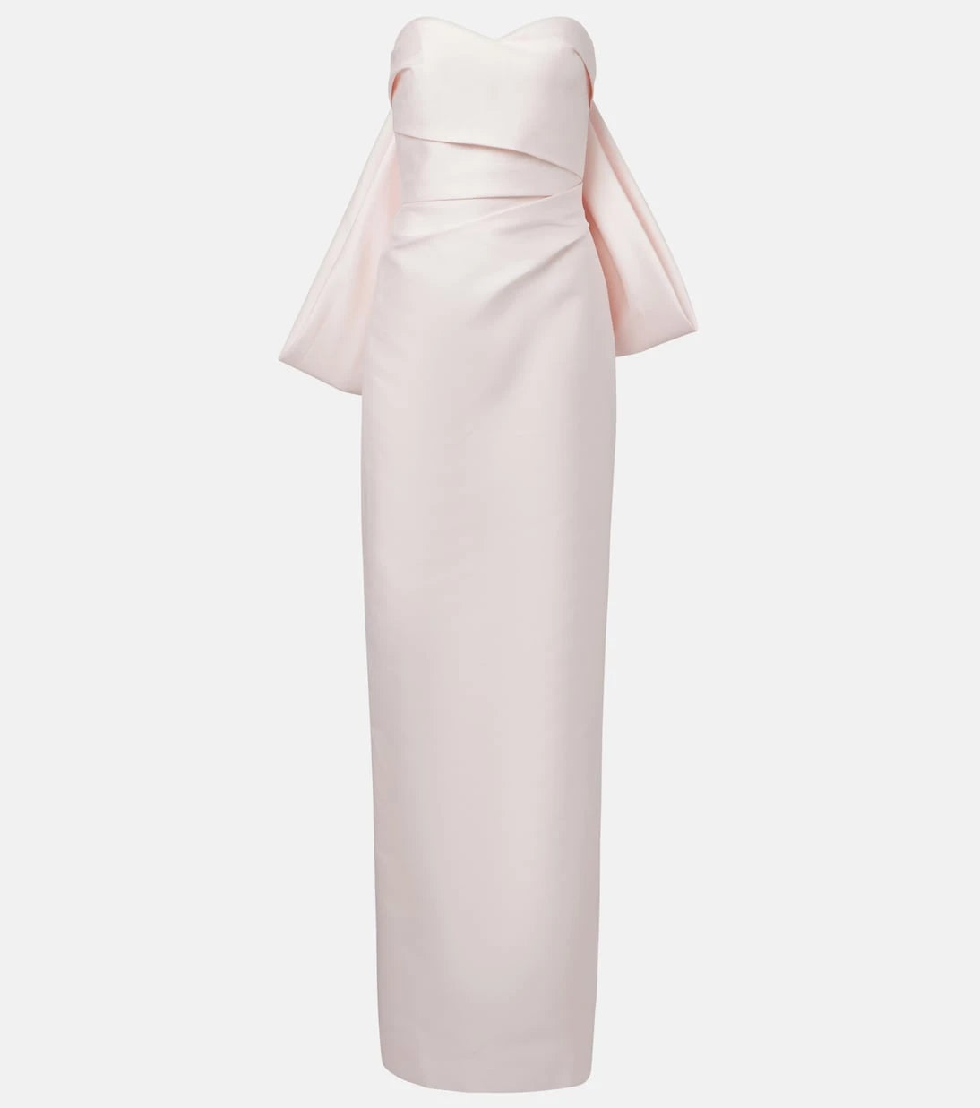 Monique Lhuillier - Bow-detail satin gown