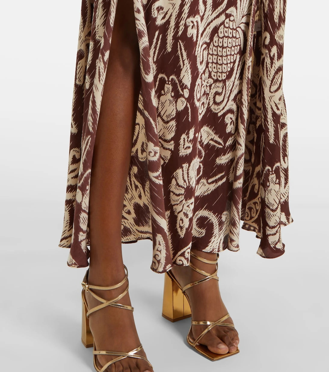 Poupette St Barth - Carla beaded halterneck maxi dress