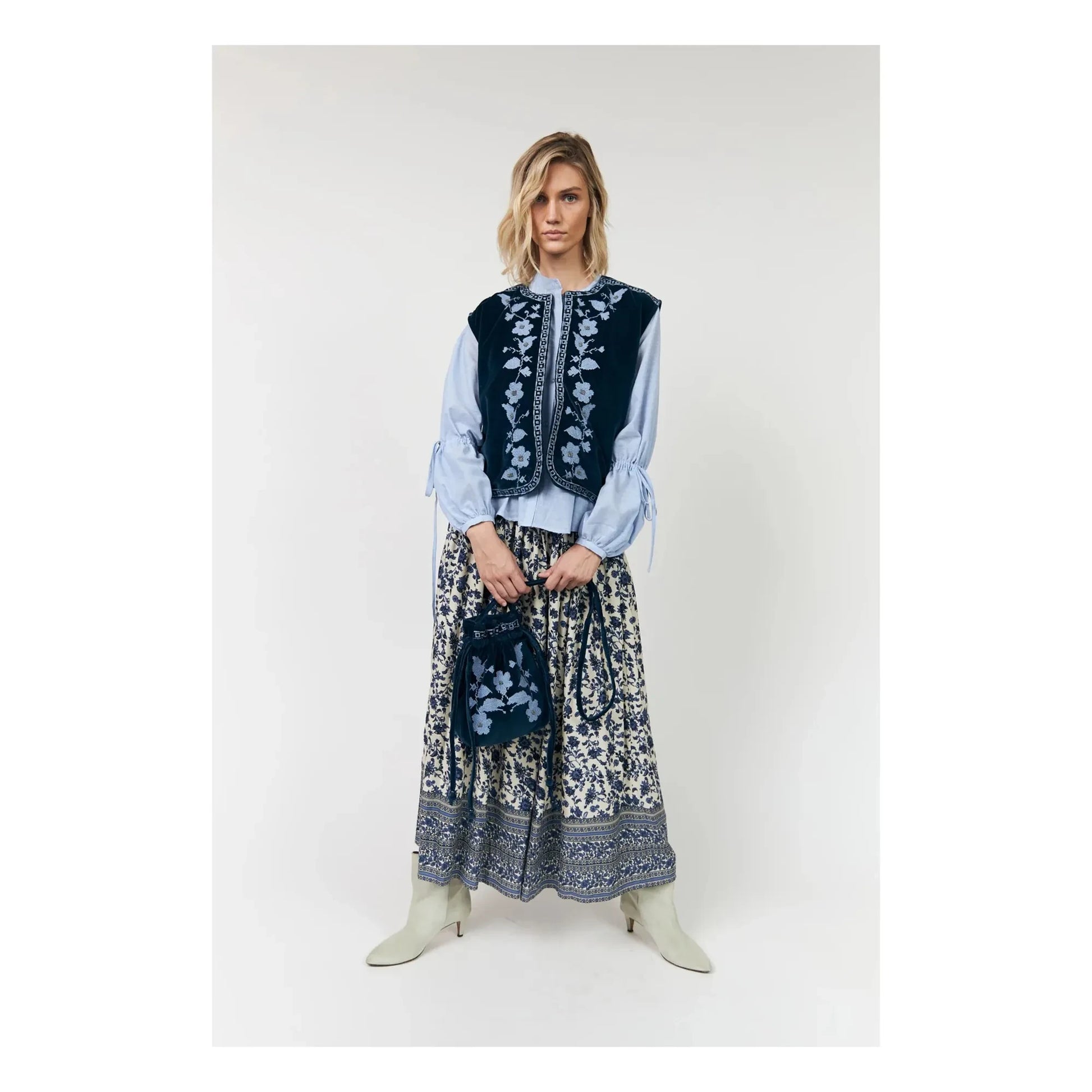 Lollys Laundry - Bin Cotton Jacket | Turquoise