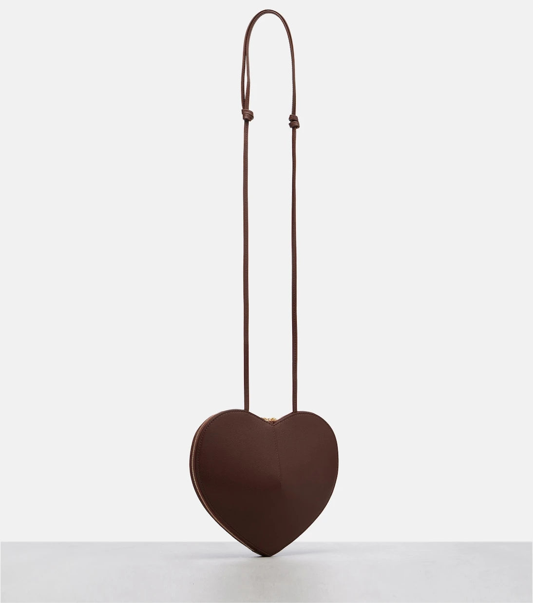 Alaïa - Le Cœur Small leather and suede shoulder bag