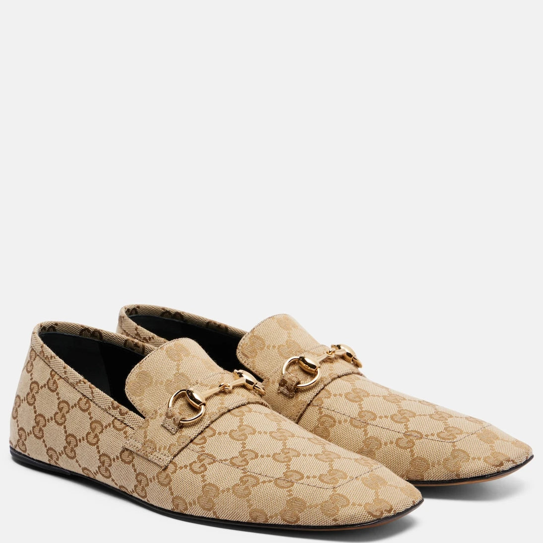 Gucci - Horsebit GG Canvas loafers