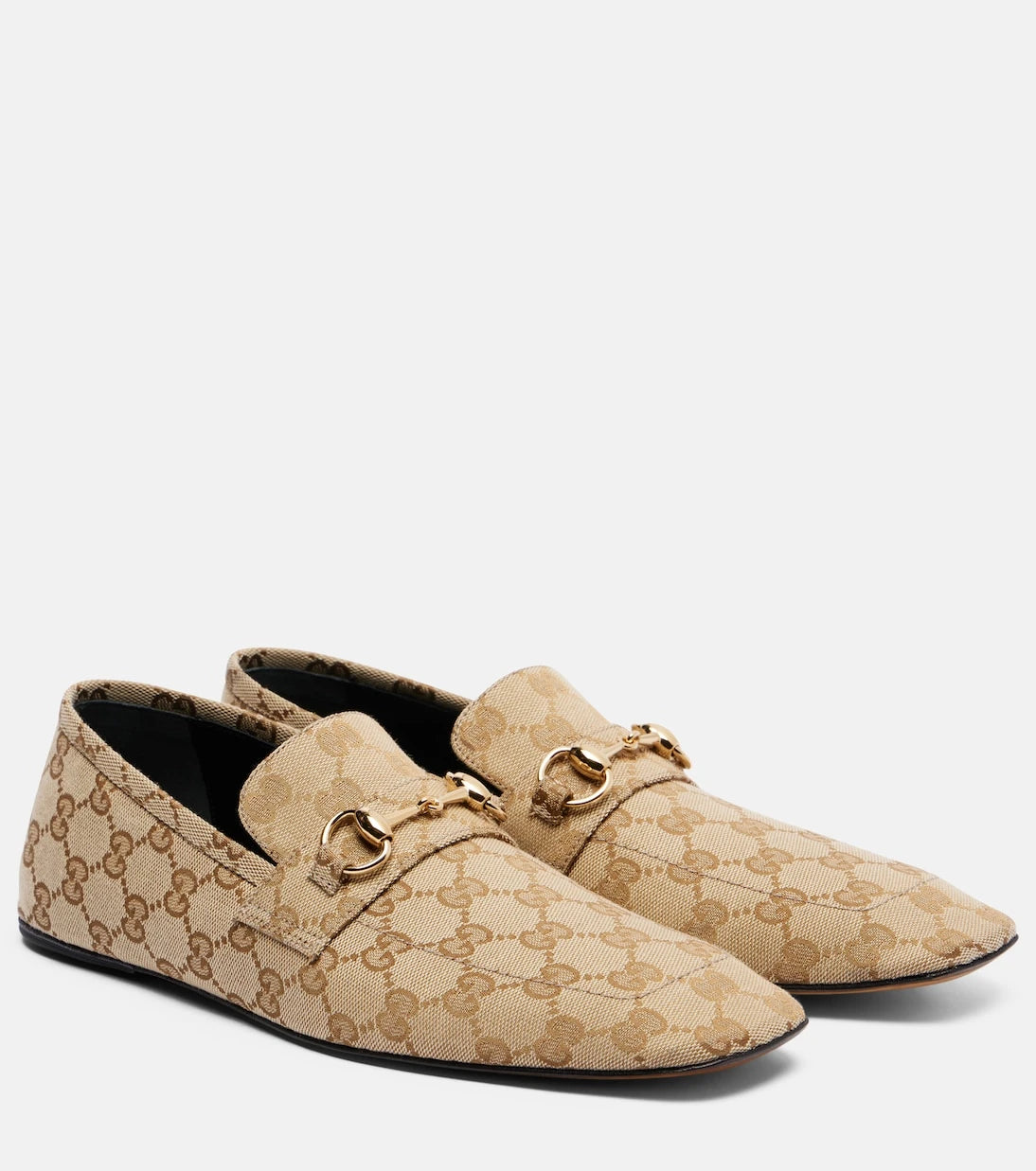 Gucci - Horsebit GG Canvas loafers