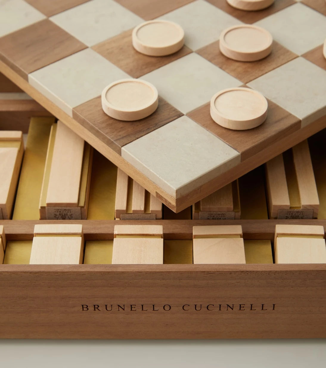 Brunello Cucinelli - Walnut board game