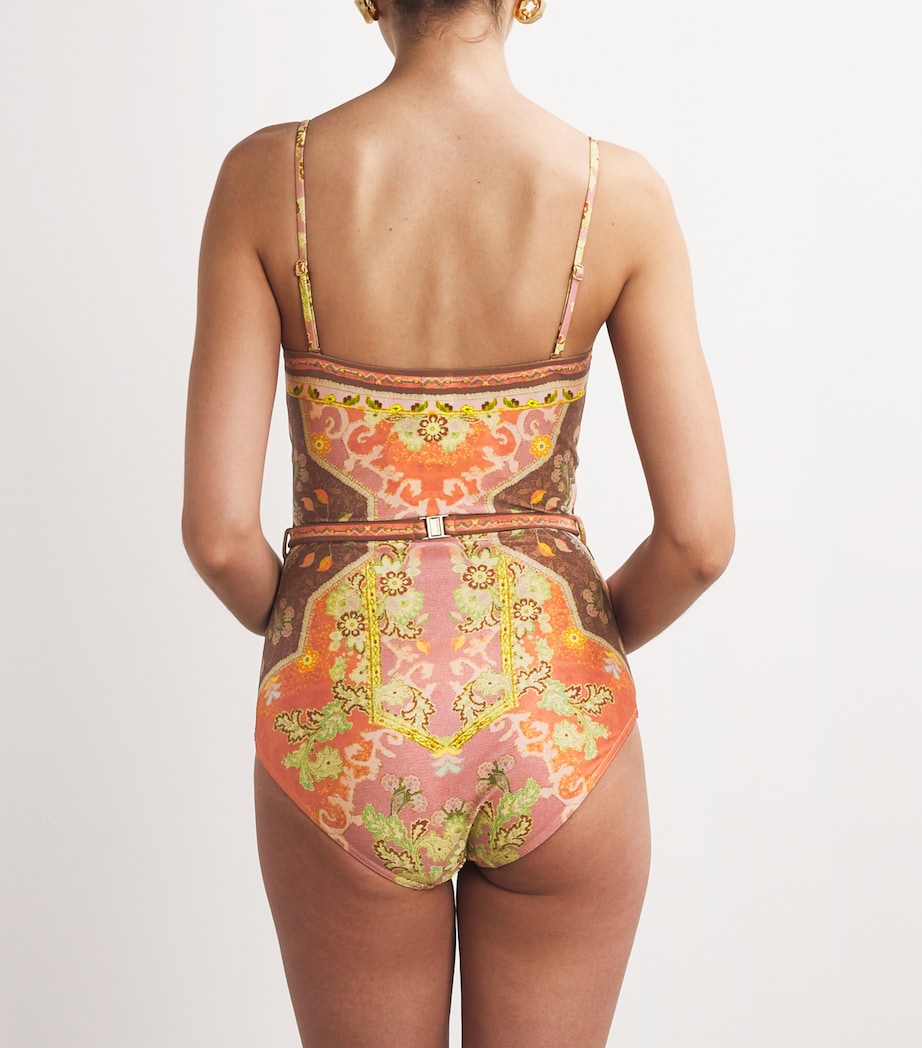 Multi Printed Belted Wylie Swimsuit