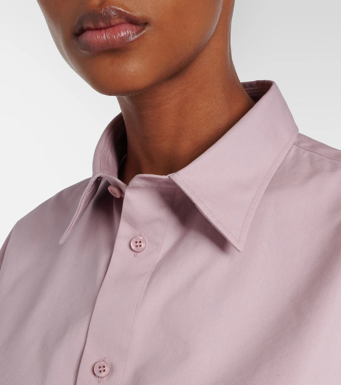 Balenciaga - Cropped cotton shirt