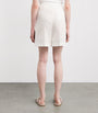 Eleventy White x Harrods Linen Bermuda Shorts