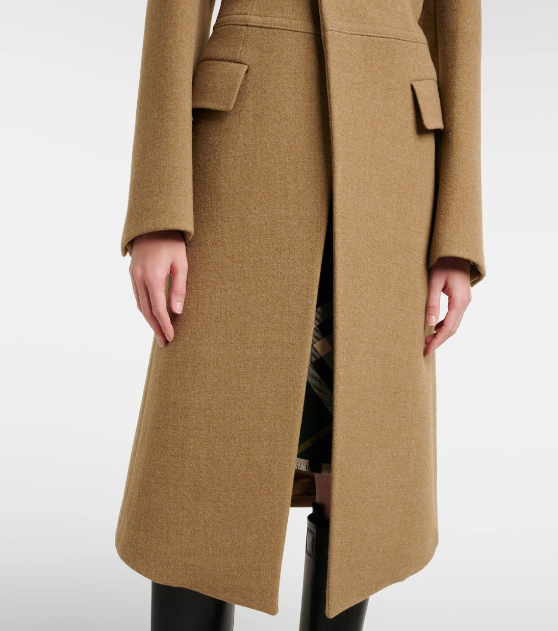 Burberry - Single-breasted wool coat