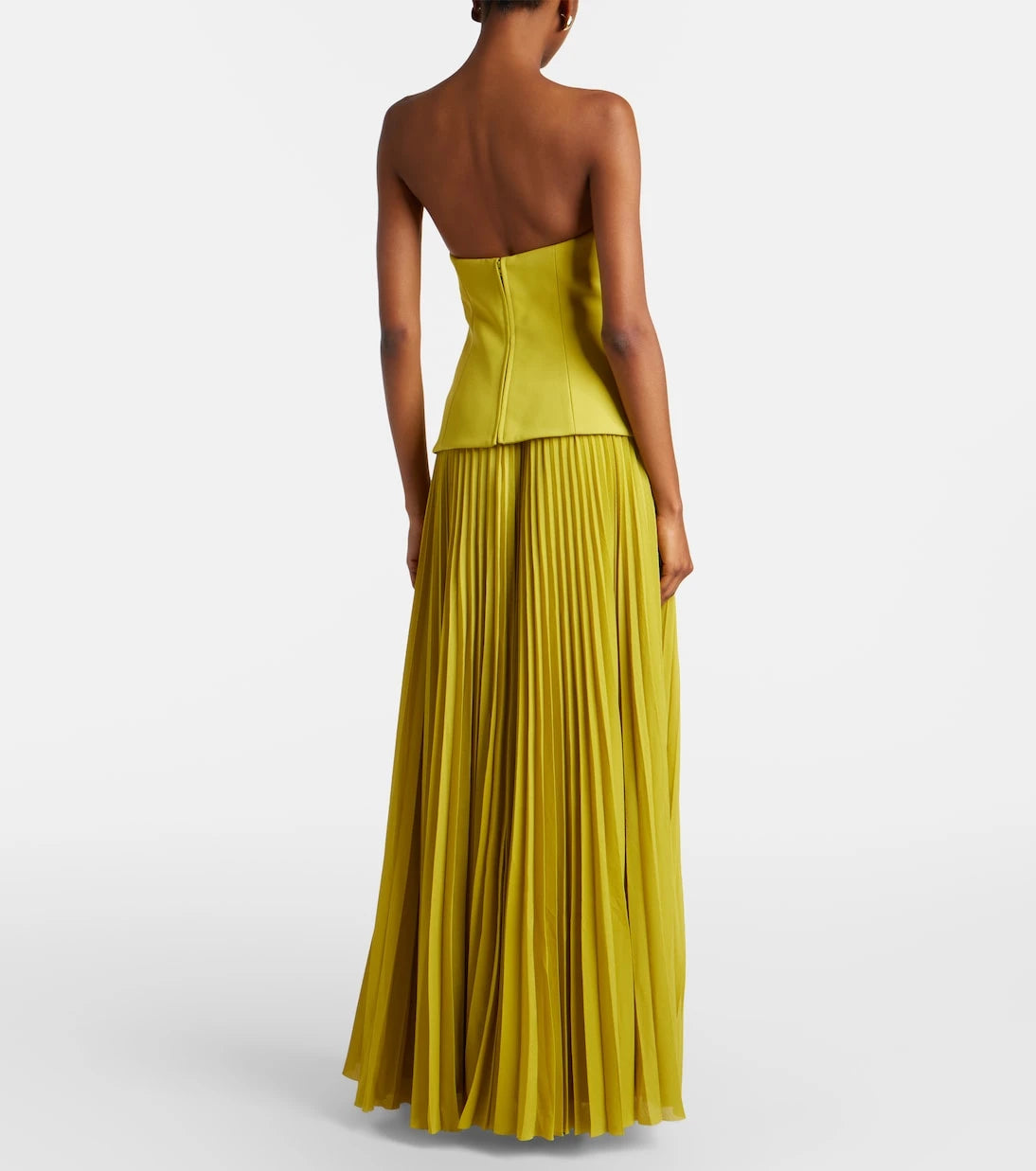 Solace London - Britt plissé maxi dress