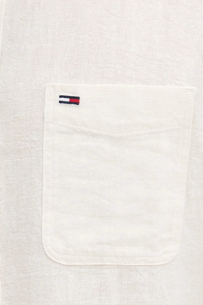 Tommy Jeans erkek keten gömlek