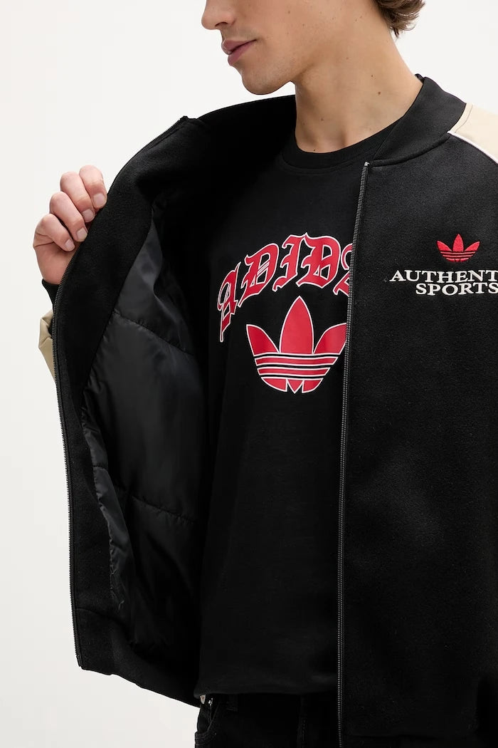 Yünlü bomber ceket adidas Originals