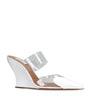 Alaïa Patent Coeur Mules 90