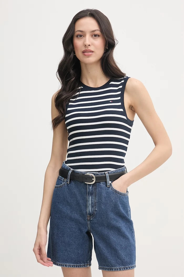 Tommy Hilfiger топ дамски памучен