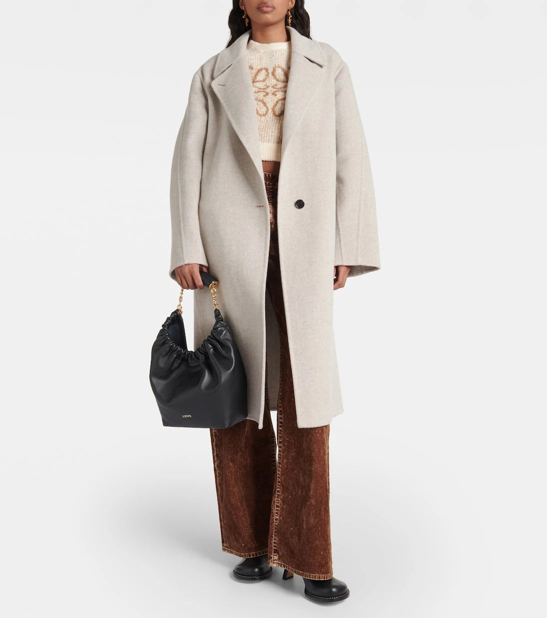 Loewe - Squeeze Small leather shoulder bag