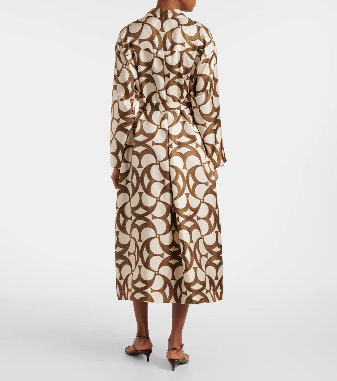 'S Max Mara - Ileana printed silk twill shirt dress