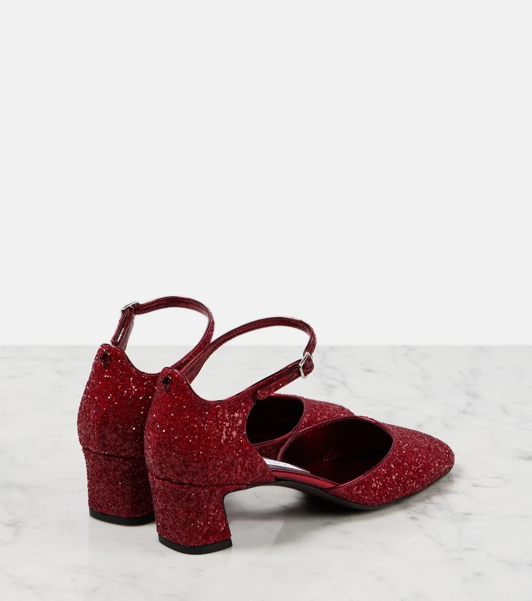 Jimmy Choo - Pixie 45 glitter pumps