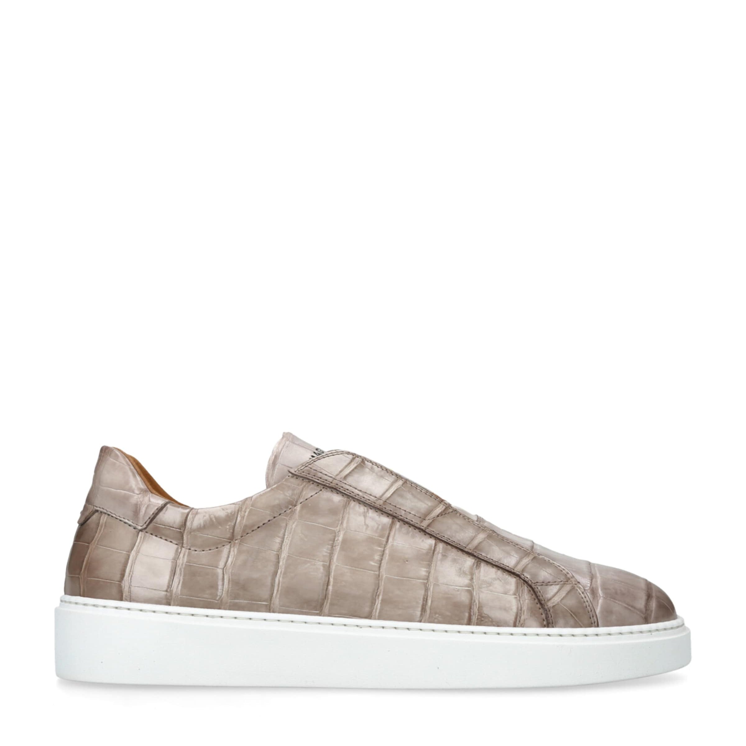 Crocodile Leather Lotto Sneakers