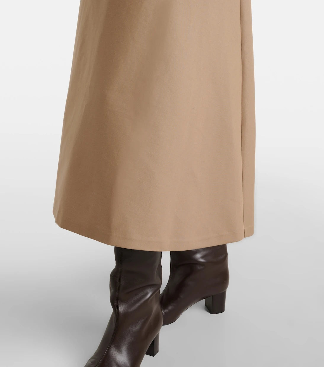 Róhe - Cotton midi skirt