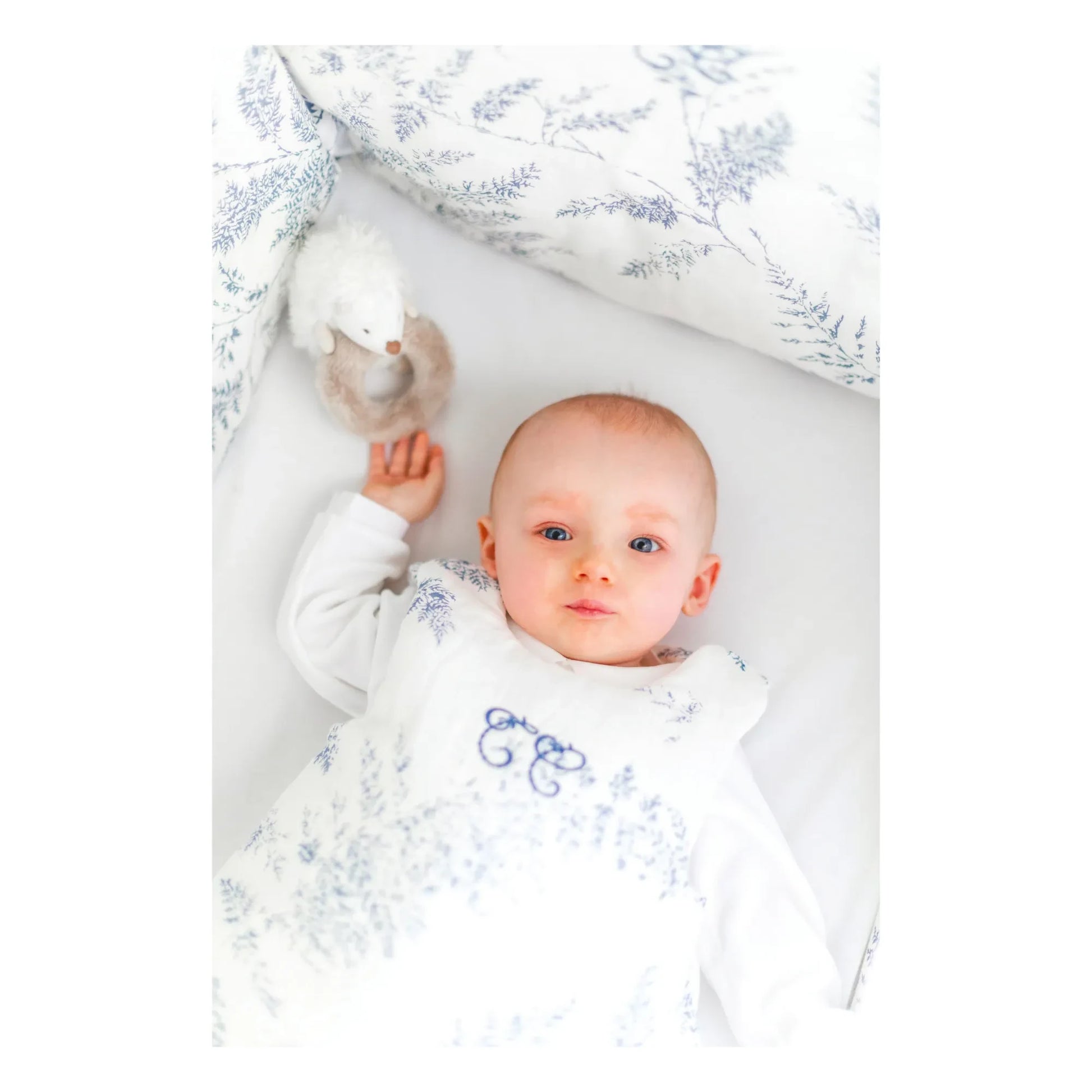 Tartine et Chocolat - Foliage Bed Bumper | Grey