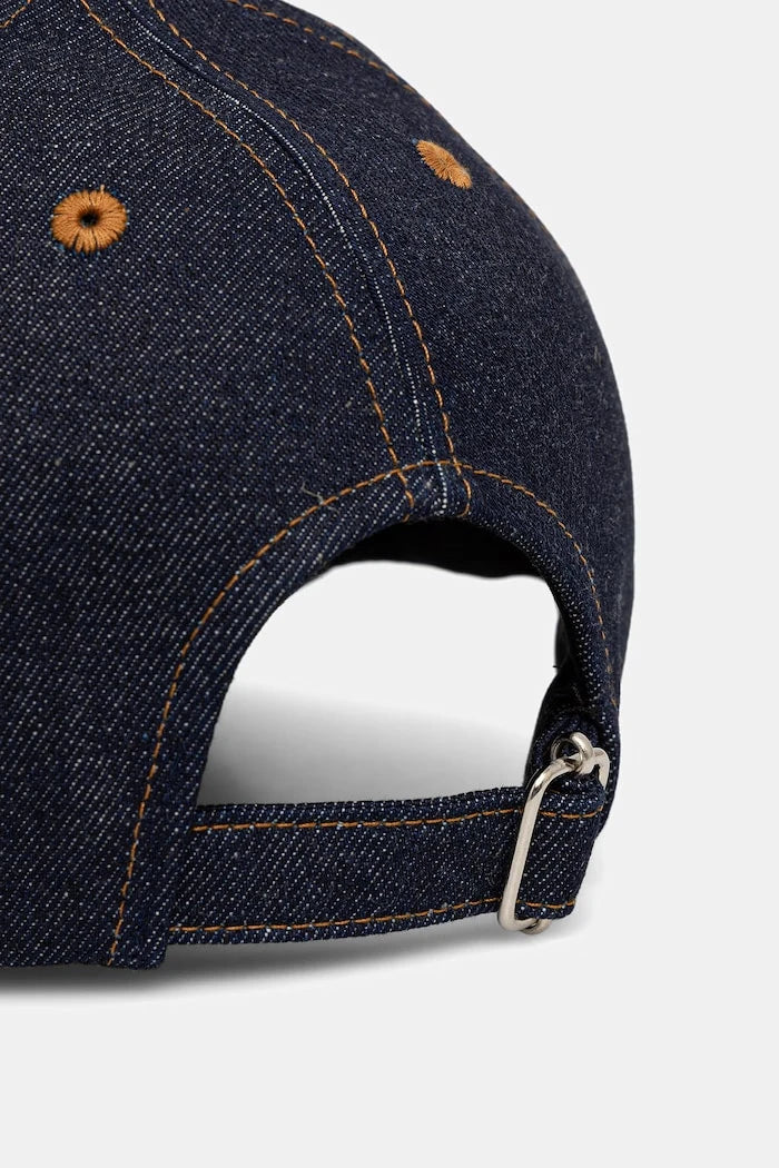 A.P.C. шапка с козирка от деним CASQUETTE THAIS