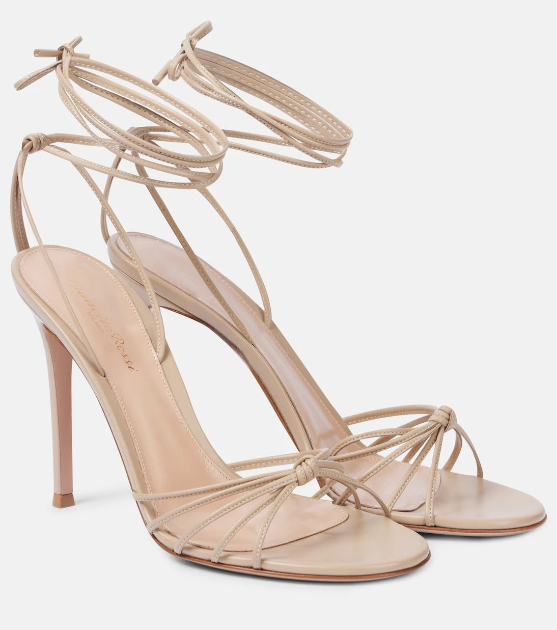 Gianvito Rossi - Strappy 105 leather sandals