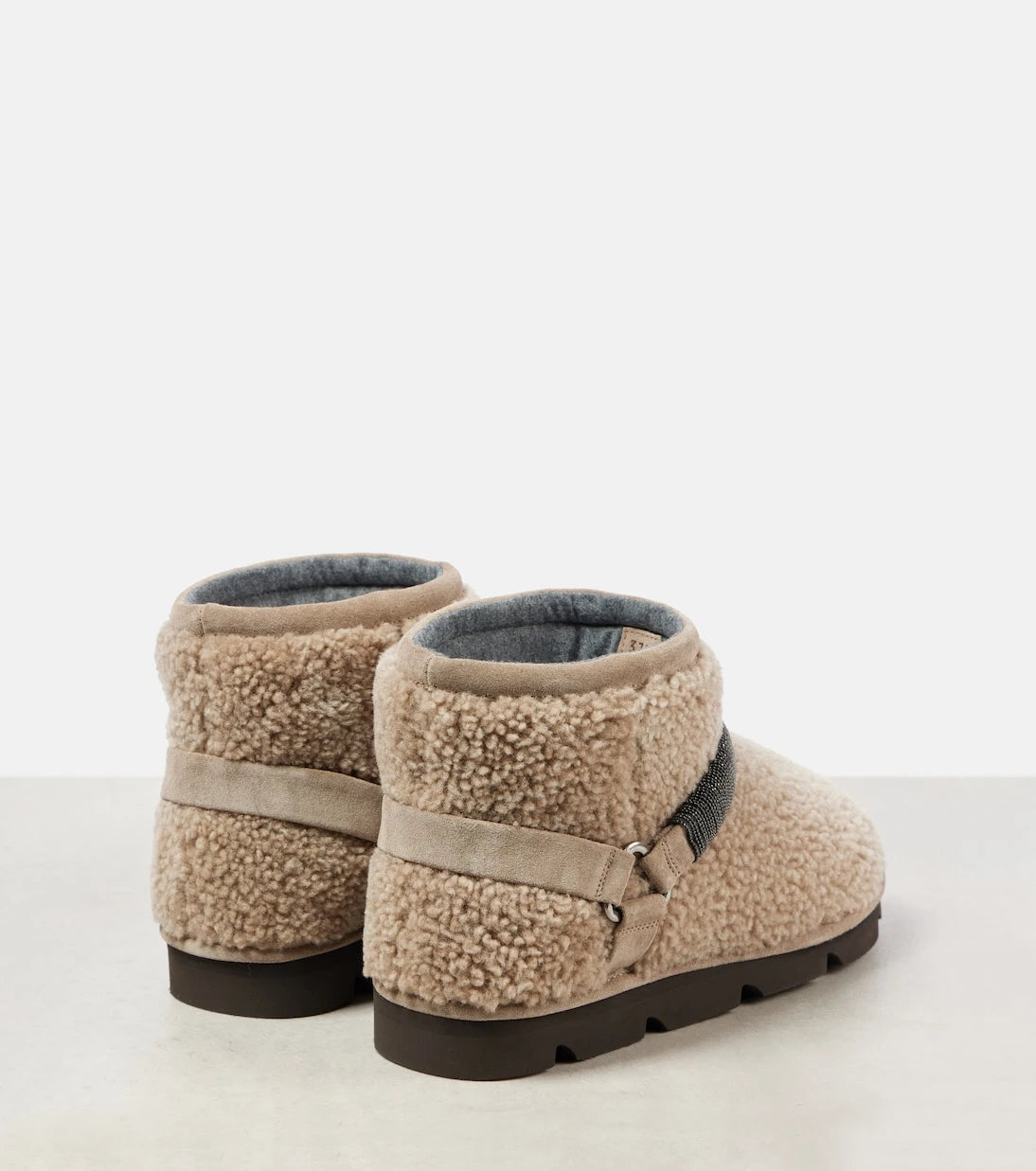 Brunello Cucinelli - Monili Beads shearling snow boots