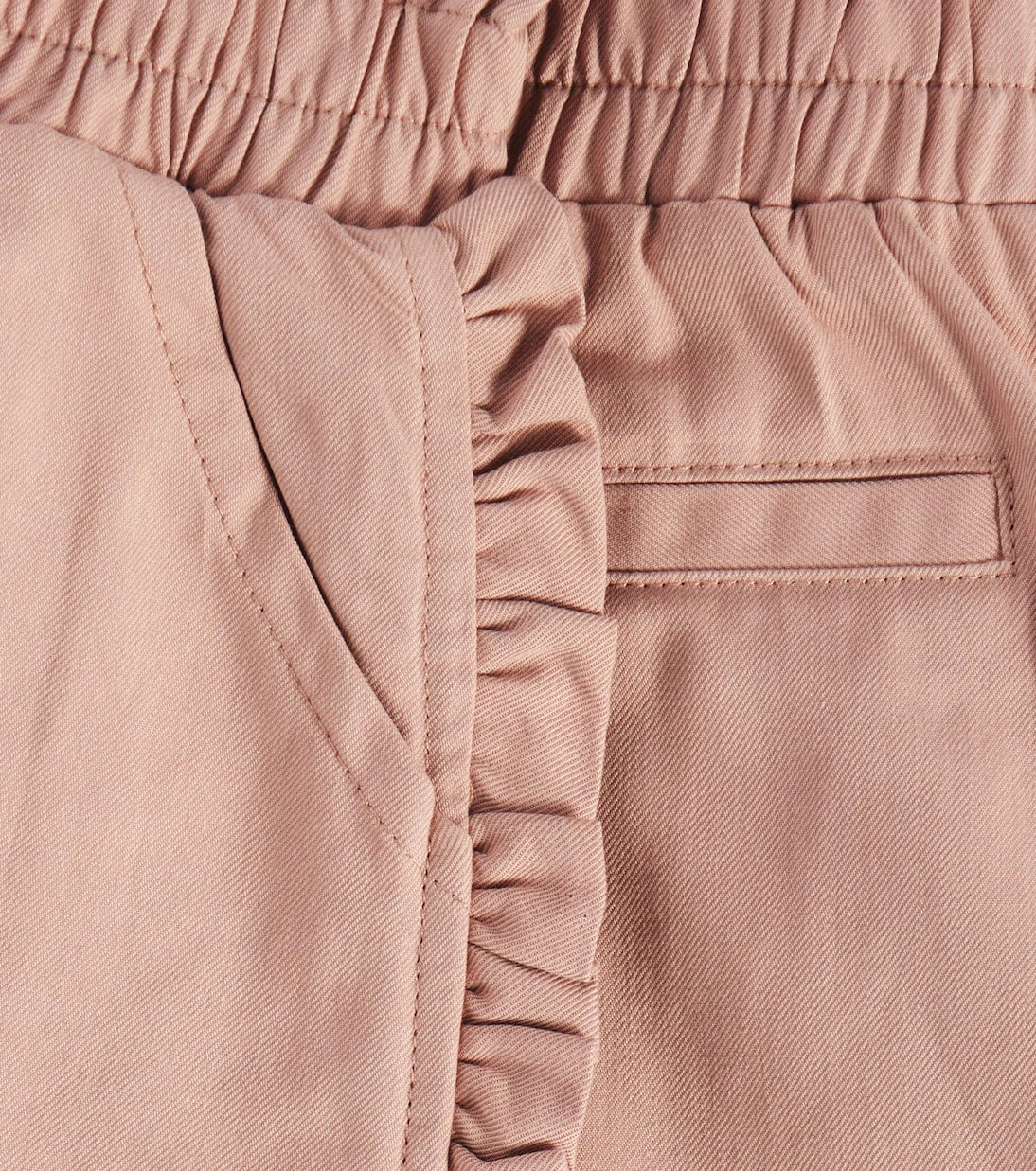 Donsje - Niven ruffled cotton-blend shorts