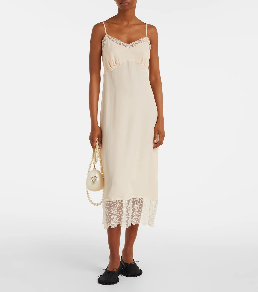 Simone Rocha - فستان نوم من الكريب الحريري
