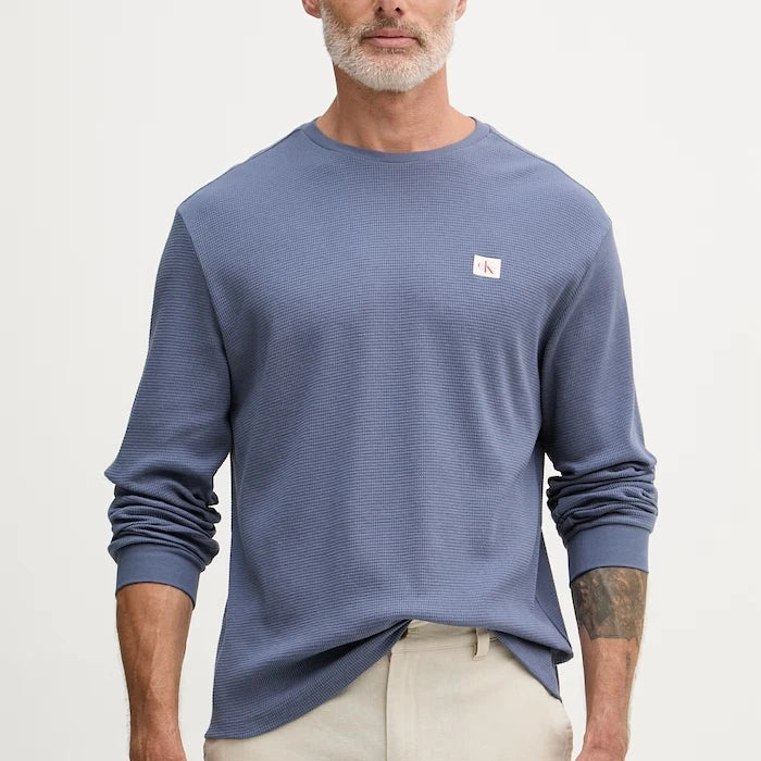 Calvin Klein Jeans Uzun Kollu Erkek Pamuklu Bluz
