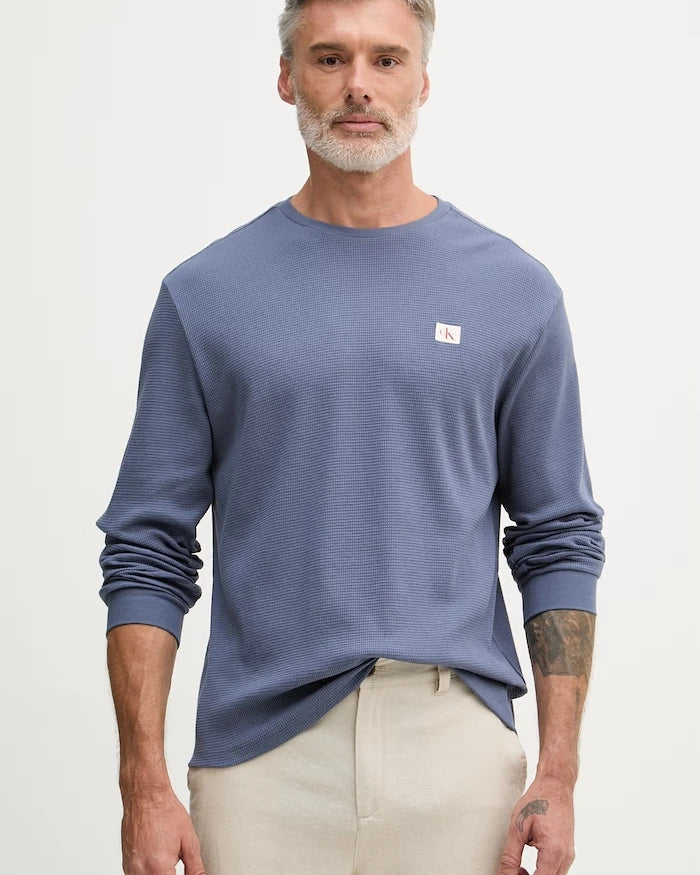 Calvin Klein Jeans Uzun Kollu Erkek Pamuklu Bluz