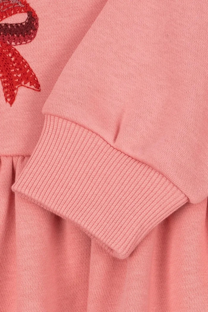 Konges Sløjd LOU BOW SWEAT DRESS OCS Çocuk Elbisesi