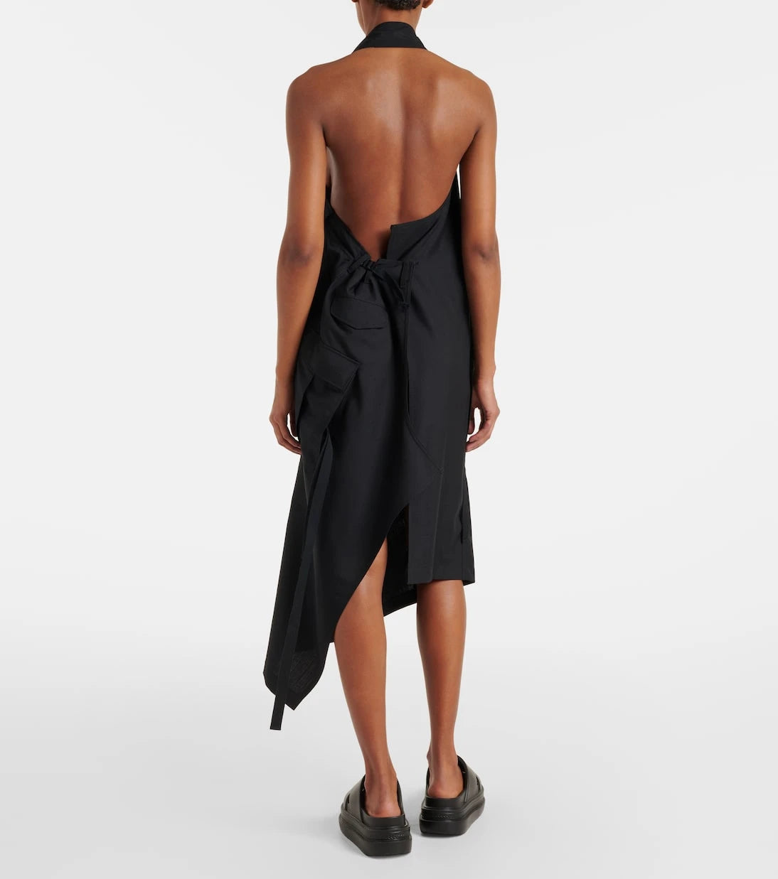 Junya Watanabe - Halterneck wool midi dress