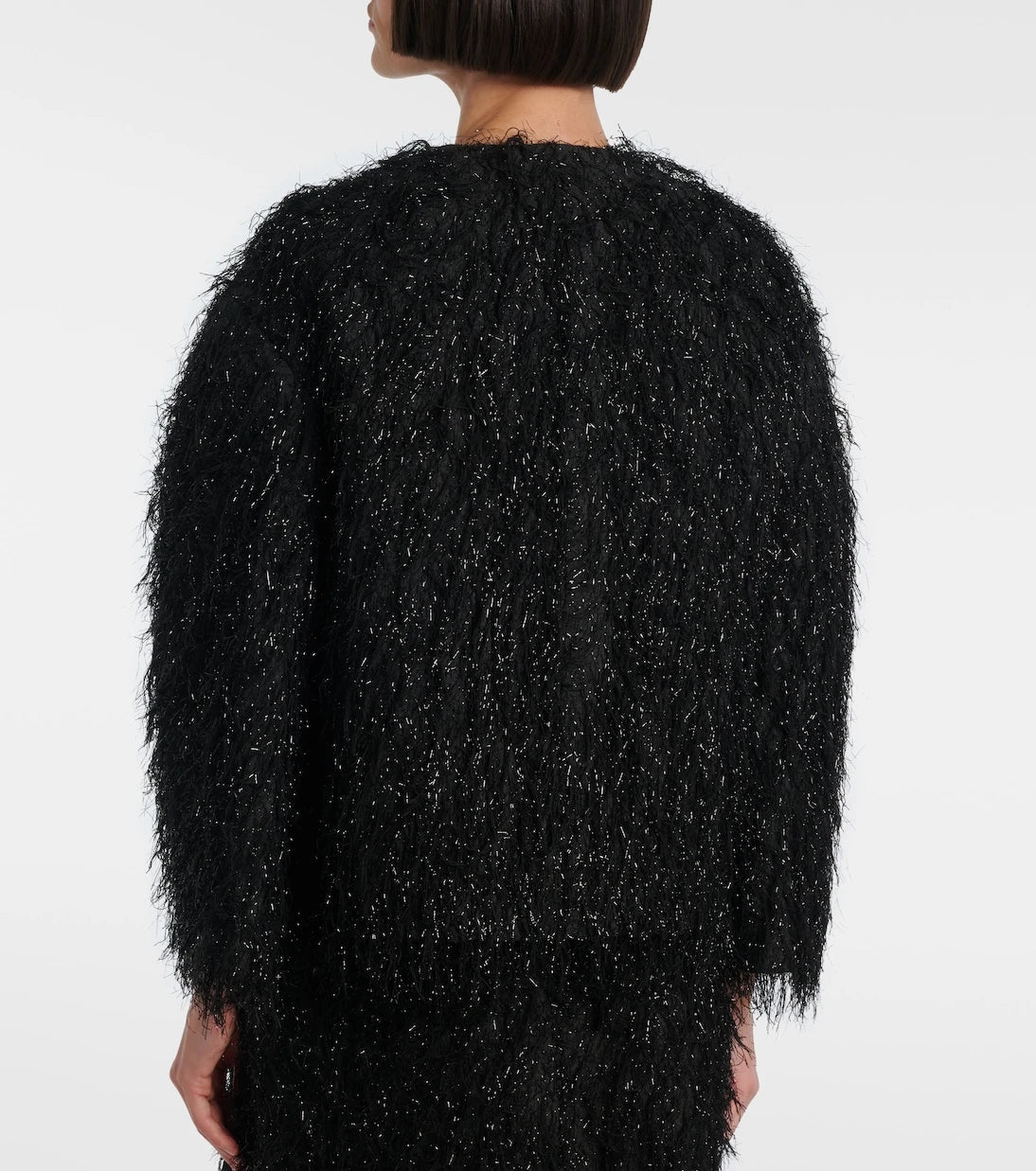 Erdem - جاكيت من قماش فيليه كوبيه من Lurex®