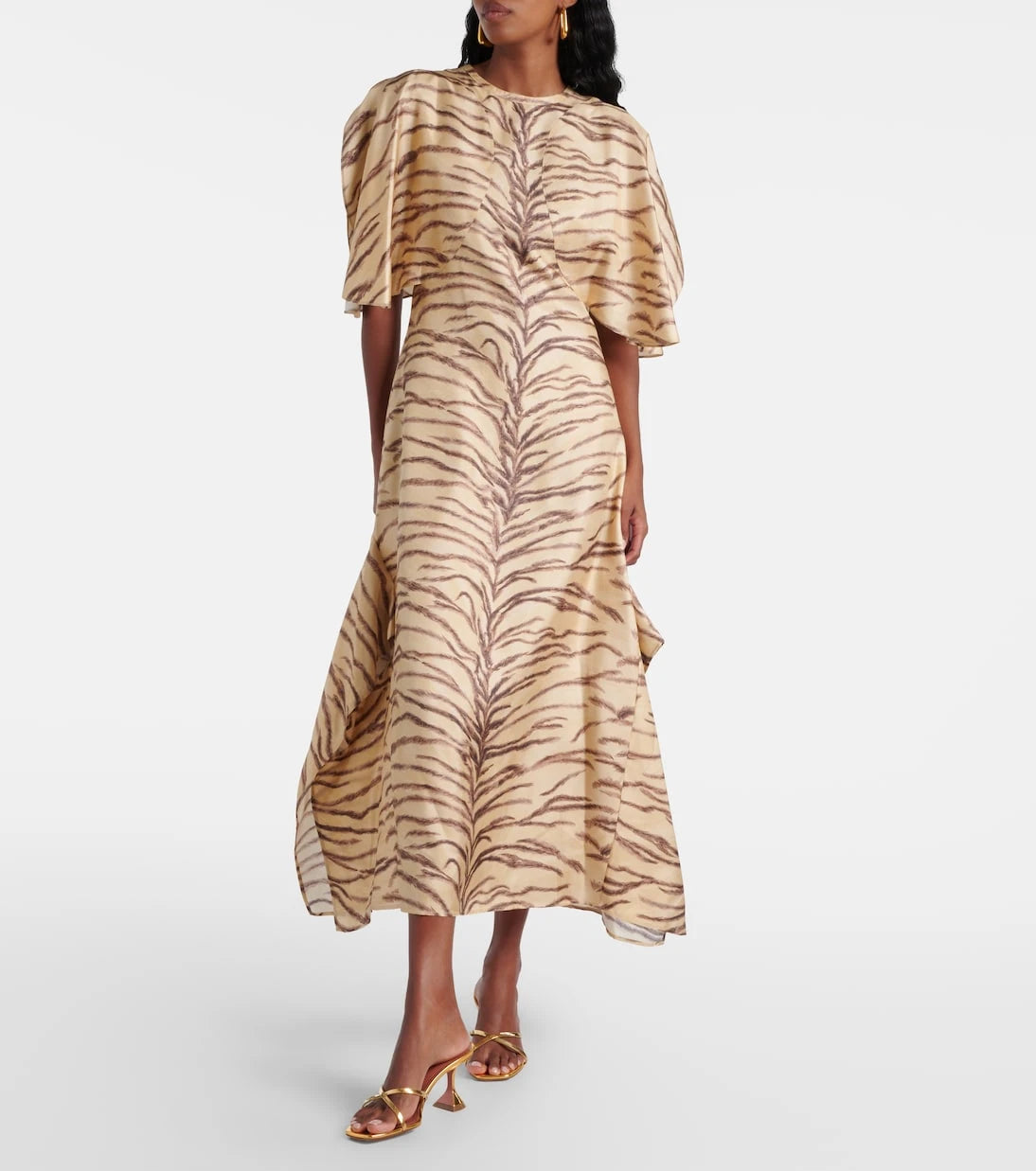 Stella McCartney - Printed silk midi dress