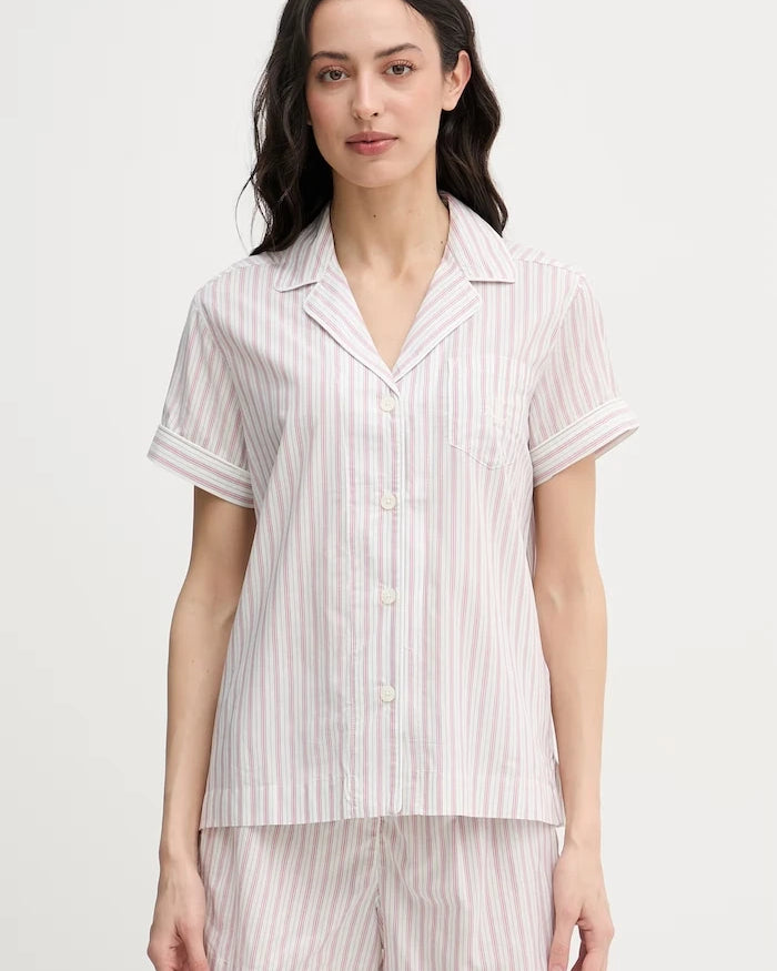 Lauren Ralph Lauren iki parçalı kadın pamuklu pijama