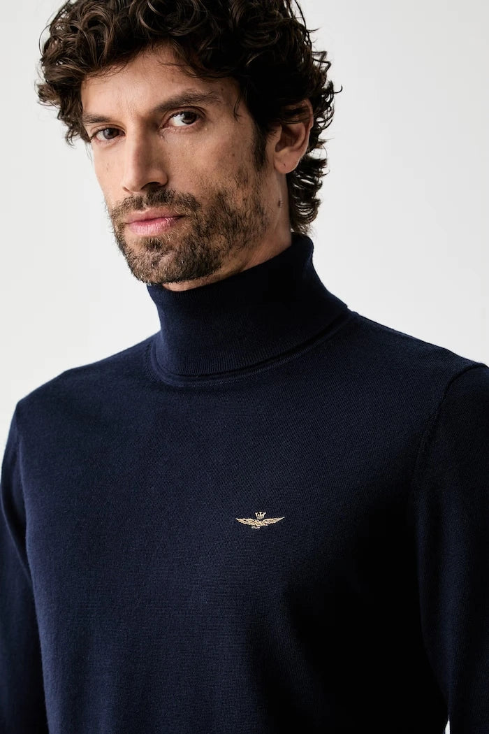 Aeronautica Militare erkek yünlü polo