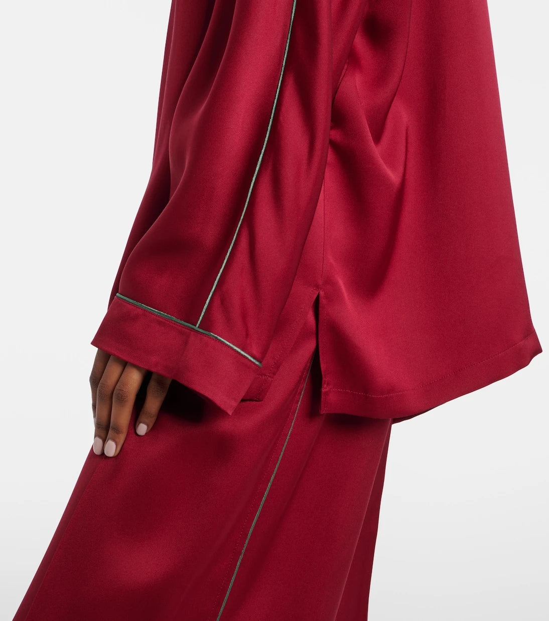Givenchy - قميص من الساتان الحريري