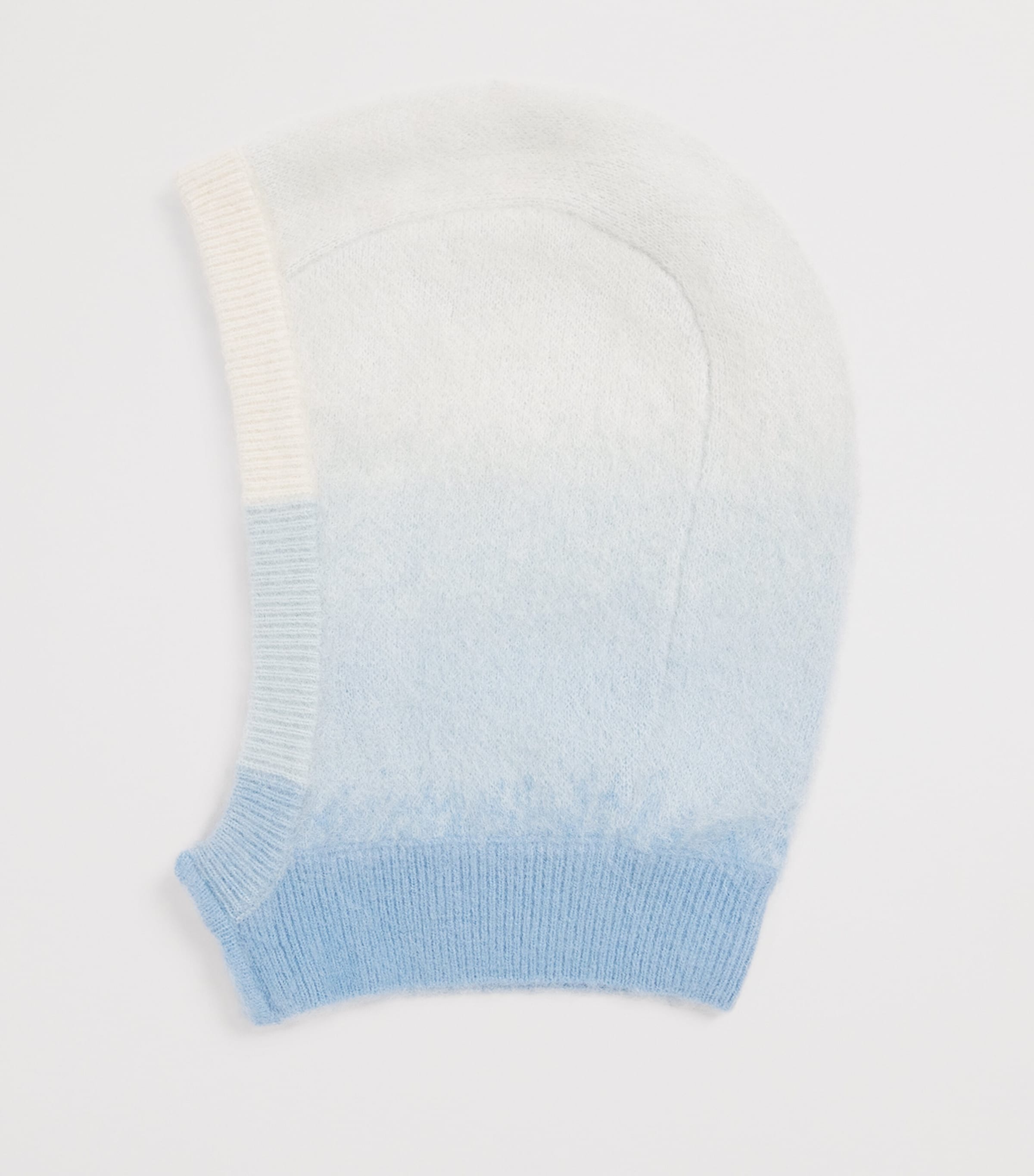 Mohair-Blend Gradient Balaclava