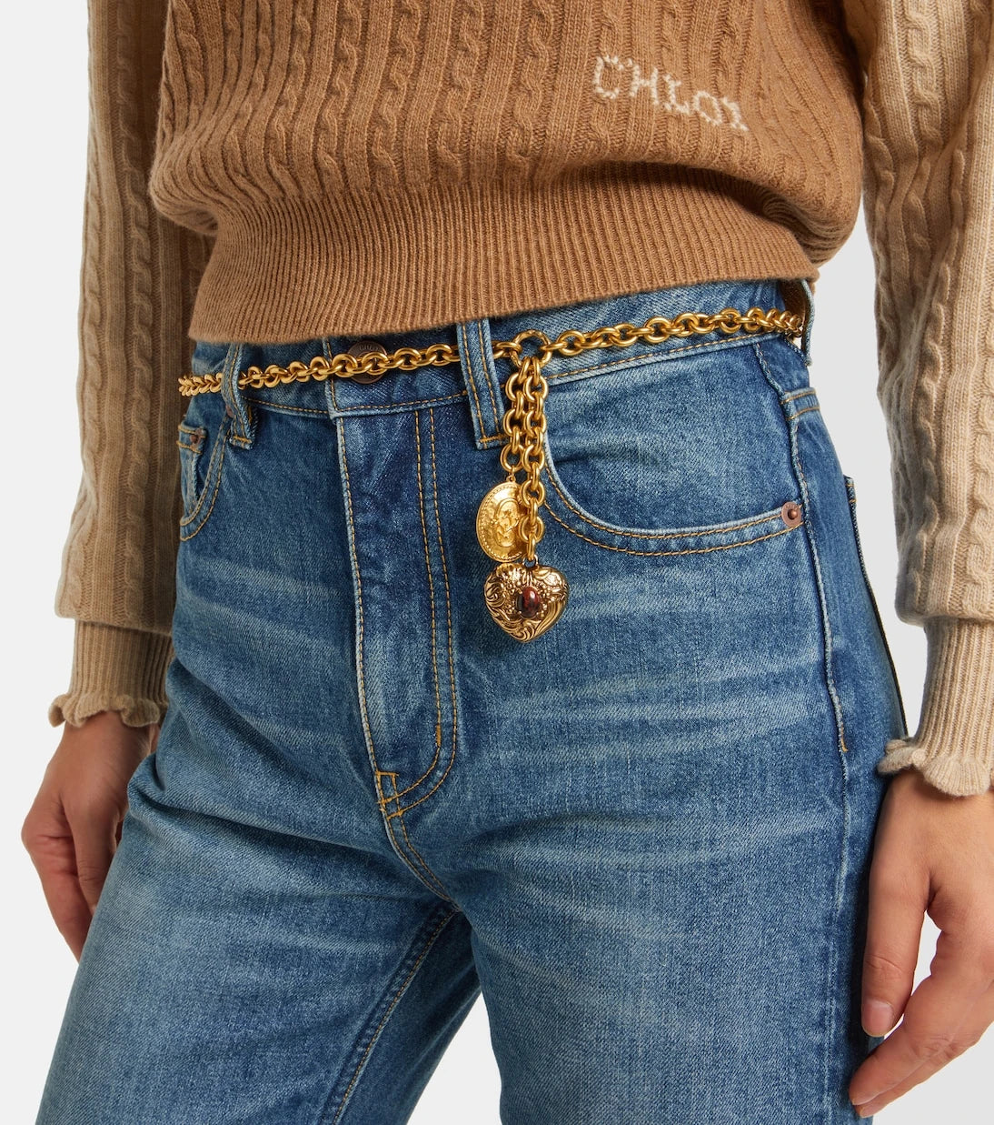 Chloé - Château Treasures chain belt
