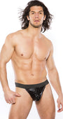 Men's Wet Look Thong Panty